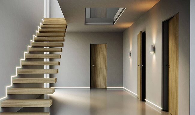 Listwa przypodłogowa z LED